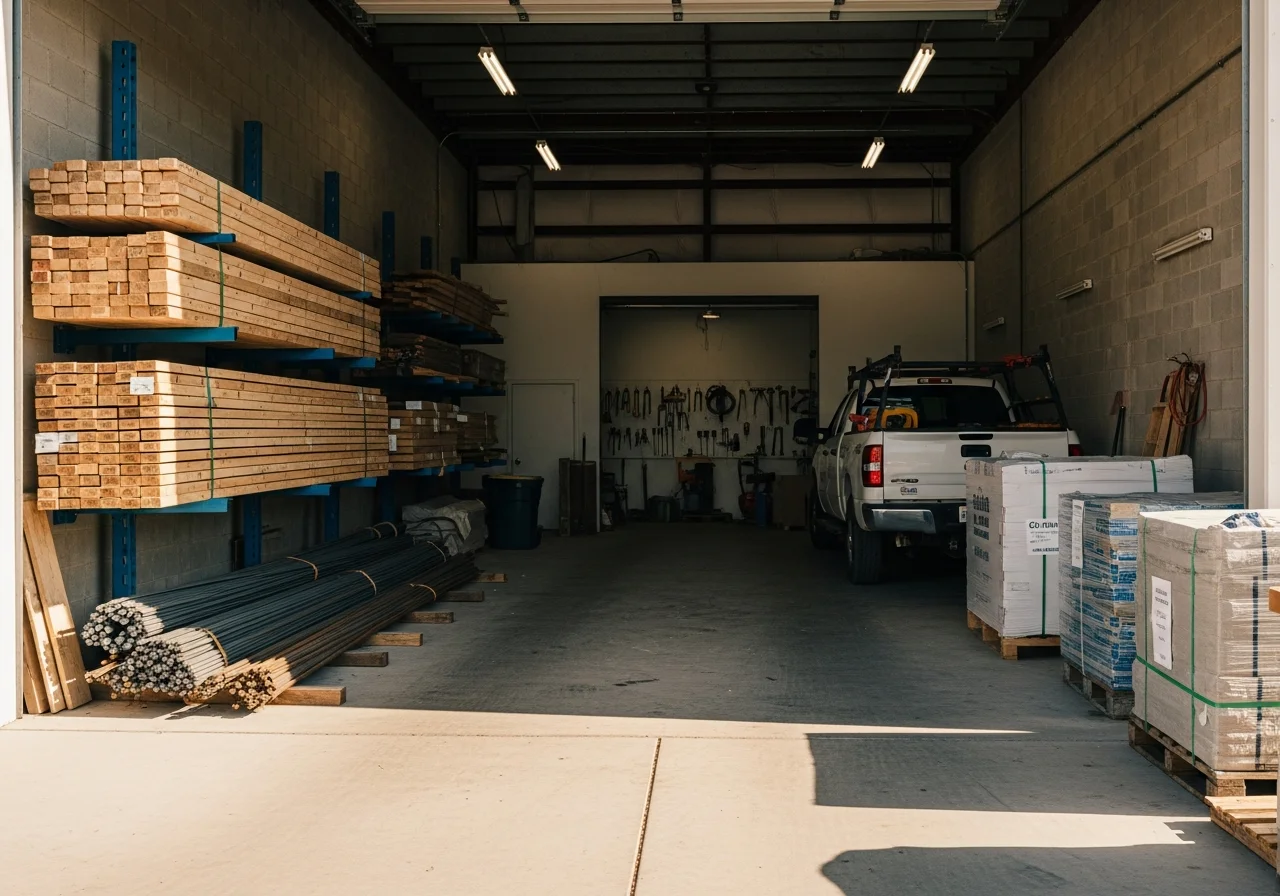 Construction crew and tools on an active job site, showcasing hands-on building and remodeling work.