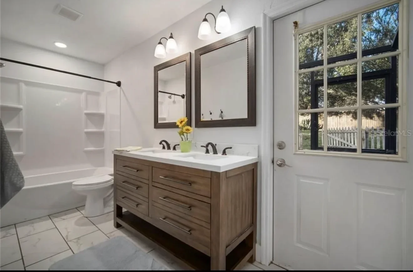 Modern kitchen with custom cabinetry and granite countertops